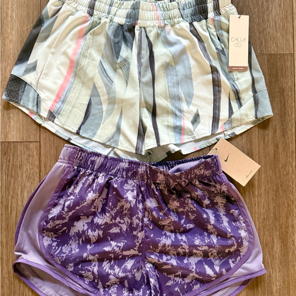 Alia Women's Multicolor and Purple Shorts